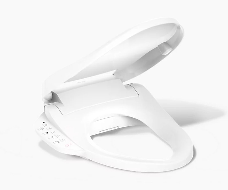 Kohler K-8298-0 PureWash E590  Elongated Bidet Toilet Seat In White