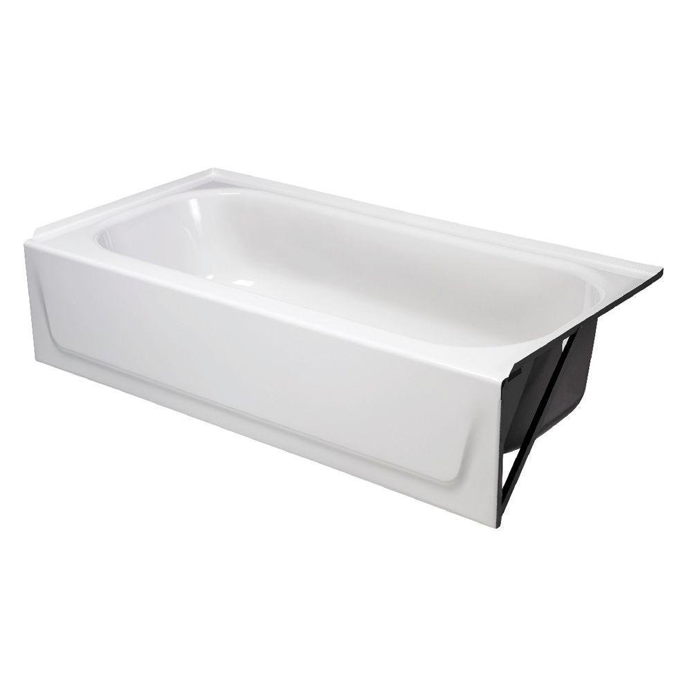 60X30 BOOTZ CAST RH TUB WHITE