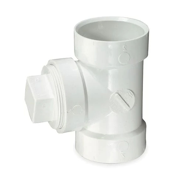 6 PVC DWV CLEANOUT TEE
