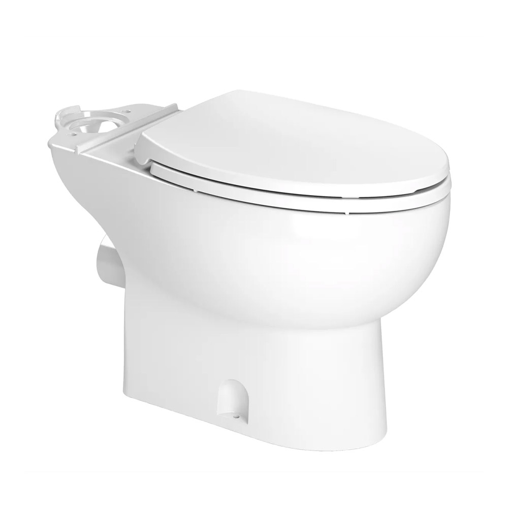 Saniflo Saniflo 087 Elongated Toilet Bowl only (1.28 GPF) For SANIFLO Macerator Systems White 