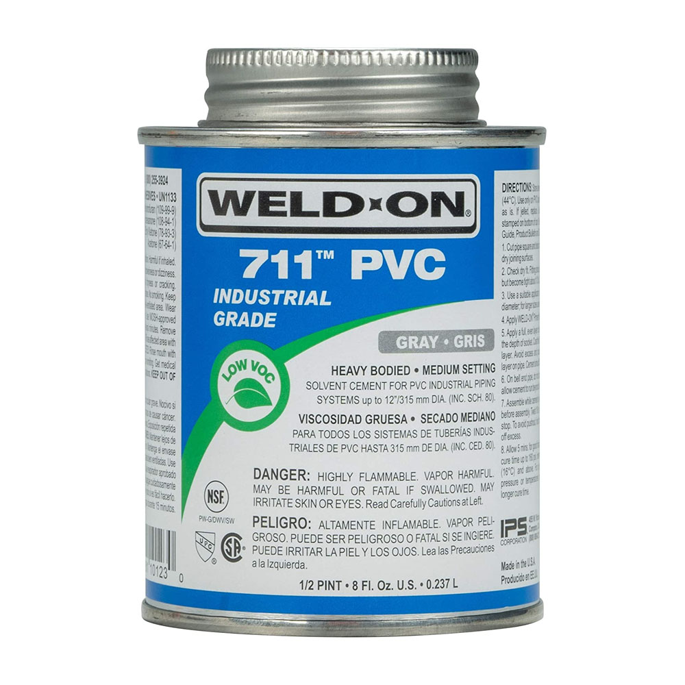 IPS Weldon 10123 Gray 711 Heavy-Bodied PVC