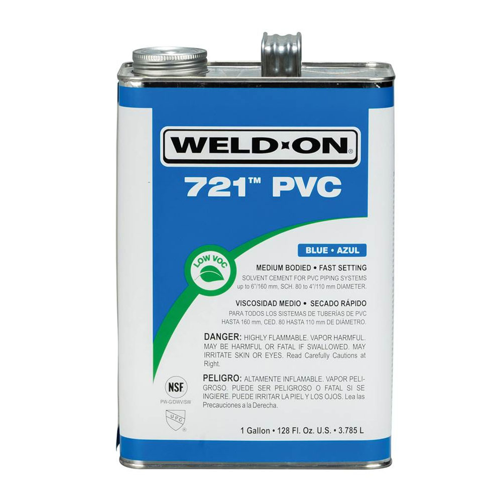 721 GALLON PVC GLUE BLUE IPS