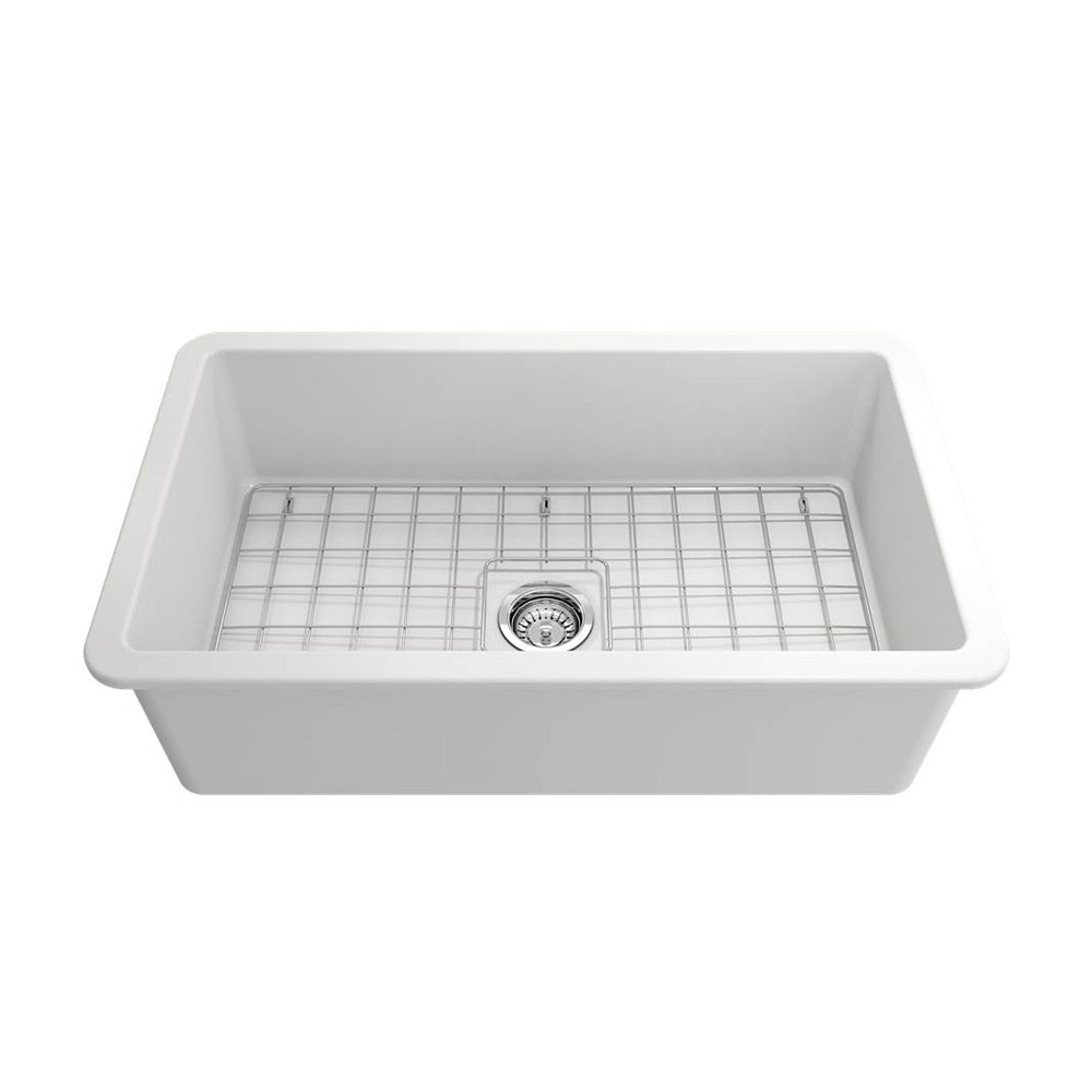 UM FIRECLAY SNGL BOWL MT WHT