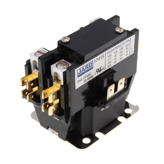 JARD W/LUGS 40A 1 1/2P 24V CON