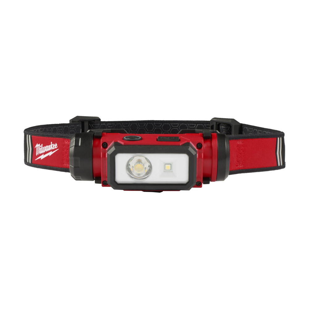 RED USB HARD HAT HEADLAMP