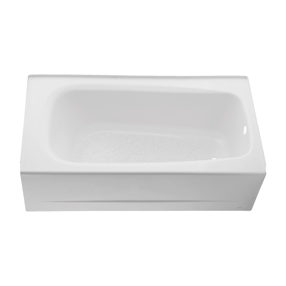 American Standard 2461.002.020 Cambridge 5' Americast Soaker Bathtub with Right-hand Drain White