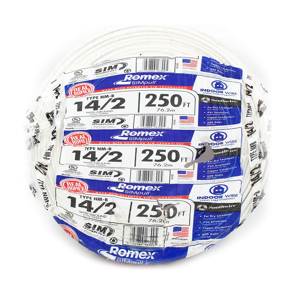 250' ROLL OF 14/2 ROMEX