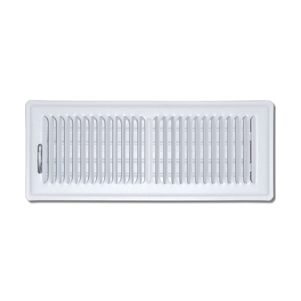 WHITE FLOOR REGISTER 4X15