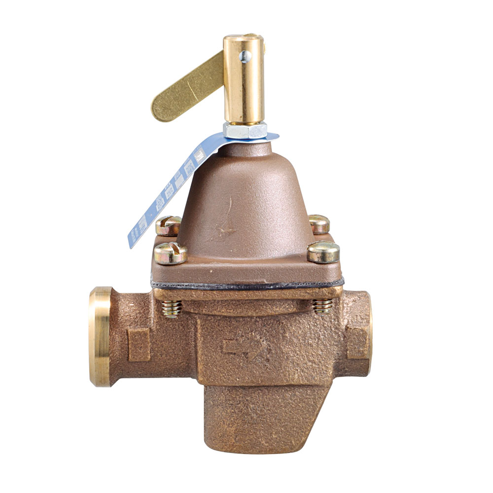 1/2 In Bronze High Capacity Feed Water Pressure Regulator, Npt Threaded Inlet