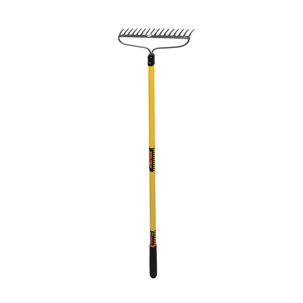 BOW RAKE 16 TINE W/60 YELLOW