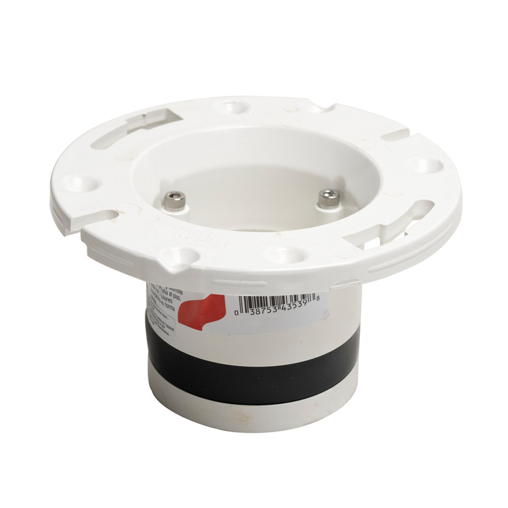 Oatey 43539 PVC Cast Iron Flange Replacement, 4-Inch