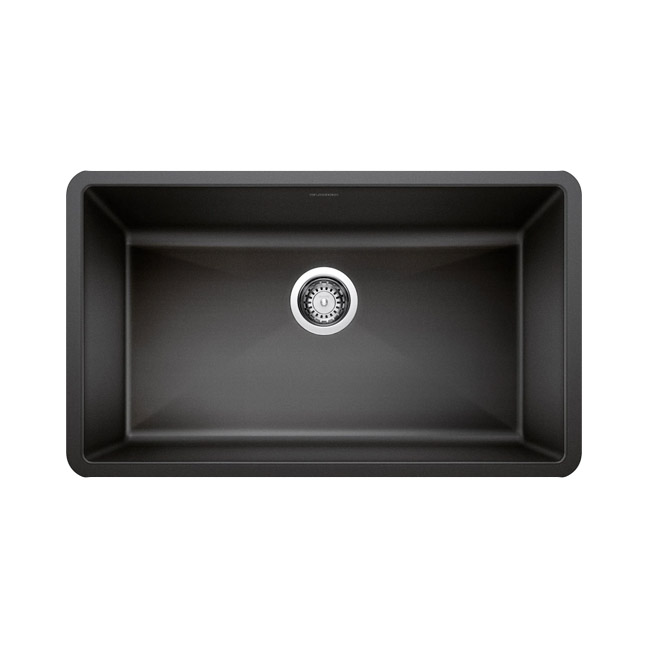 Precis Super Single Bowl Kitchen Sink - Metallic Gray