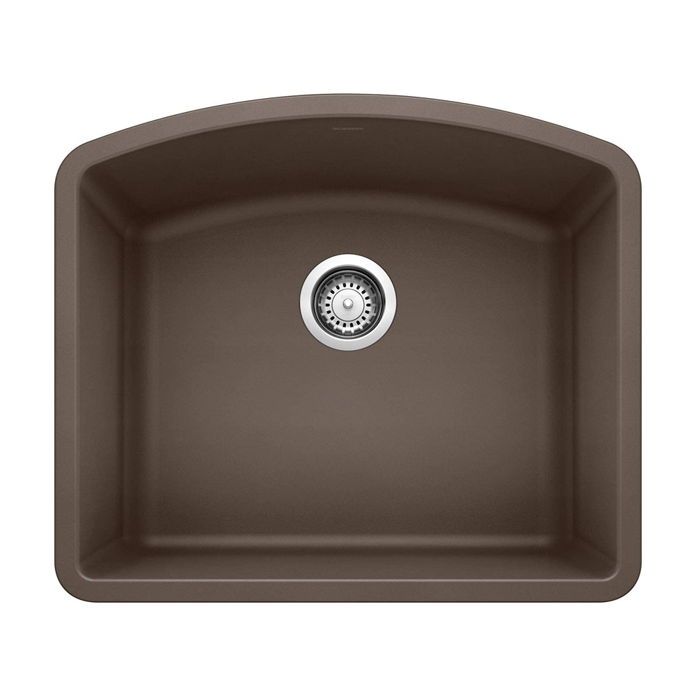 Diamond Single Bowl Kitchen Sink - Coal Black