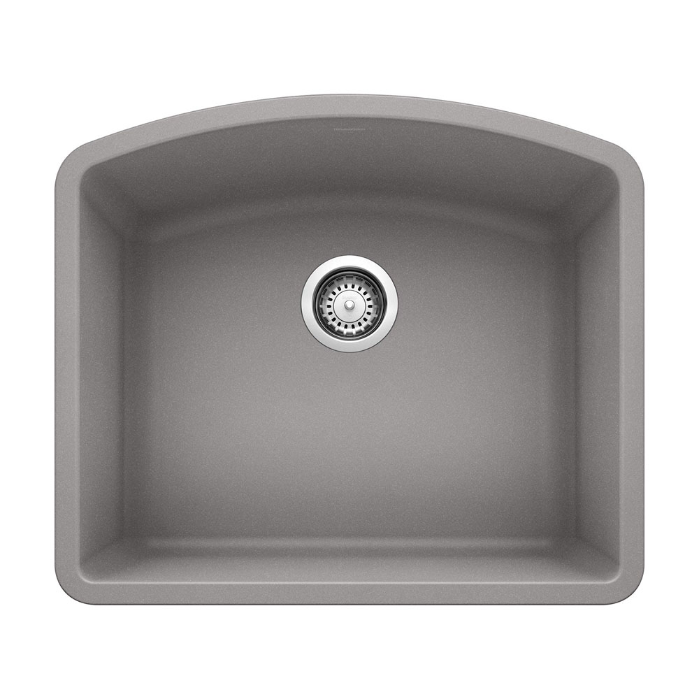 Diamond Single Bowl Kitchen Sink - Coal Black