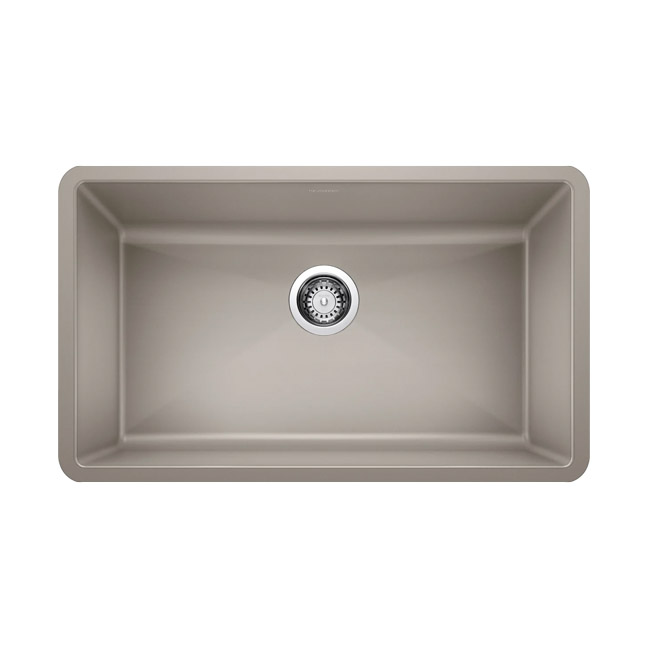 Precis Super Single Bowl Kitchen Sink - Anthracite