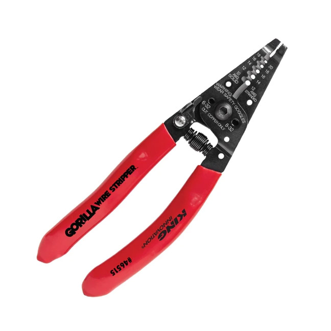King Innovation - Wire Stripper/Cutter w/ Handle Lock - 46515