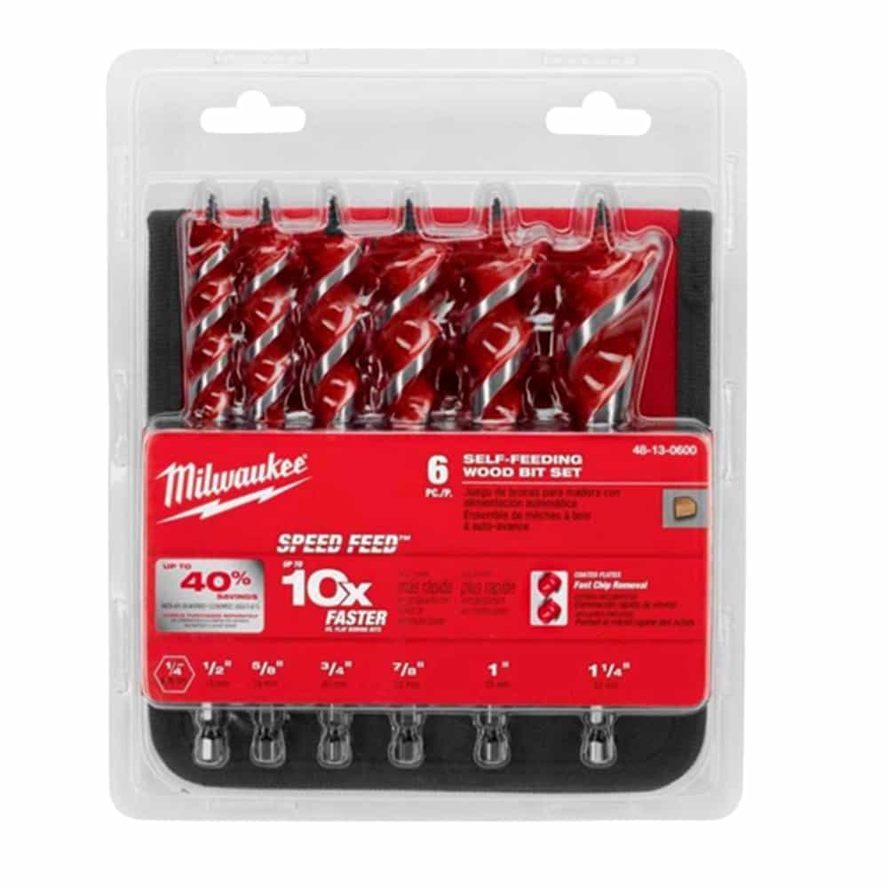 6-1/2 In. Speed Feed™ Wood Bit Set