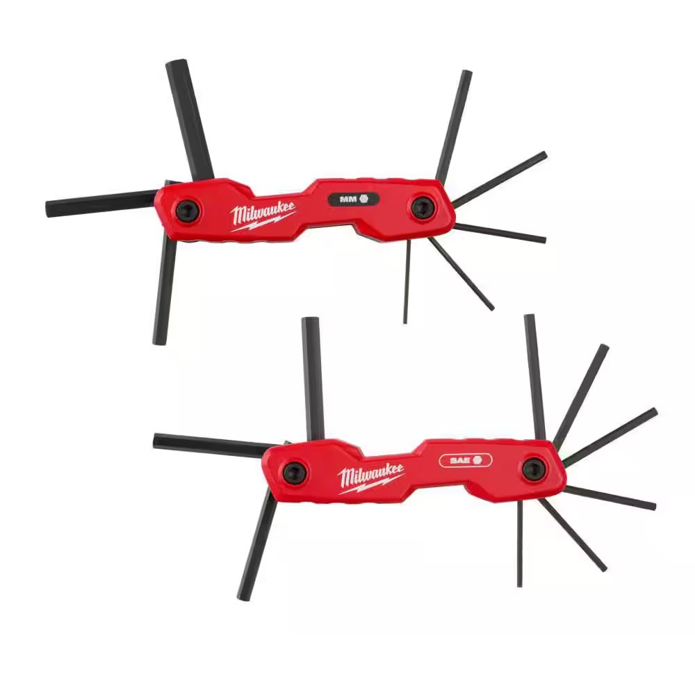 2PC 17KEY FOLDING HEX KEY SETS