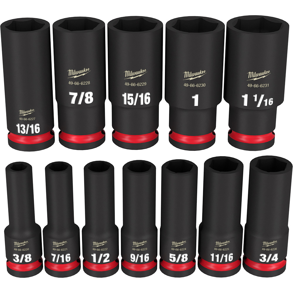 12 Pc Shockwave Impact Duty™ 1/2