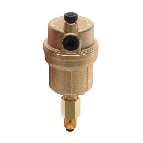 Caleffi 502710A Automatic Air Vent 1/8-Inch NPT Male with Check Valve