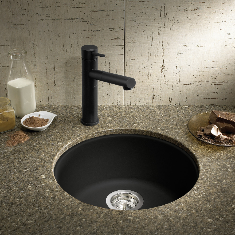 Rondo Drop In/Undermount Bar Sink - Anthracite