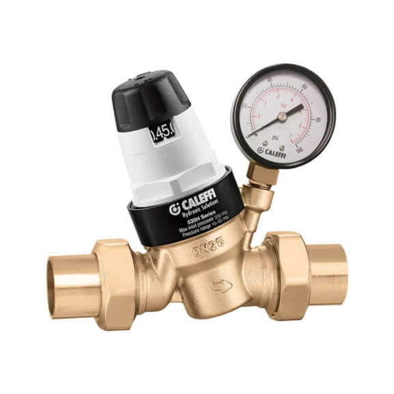 PRV 3/4 PEX BARB W/PR GAUGE