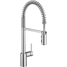 Moen Align chrome one-handle pre-rinse spring pulldown kitchen faucet