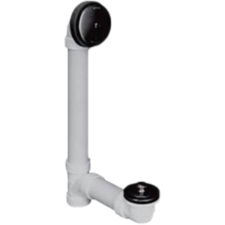 PP TUB DRAIN MATTE BLACK