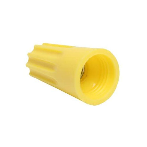 Yellow Screw-On – Size 74B, #18 to #10 AWG, 600V Max., pack of 100