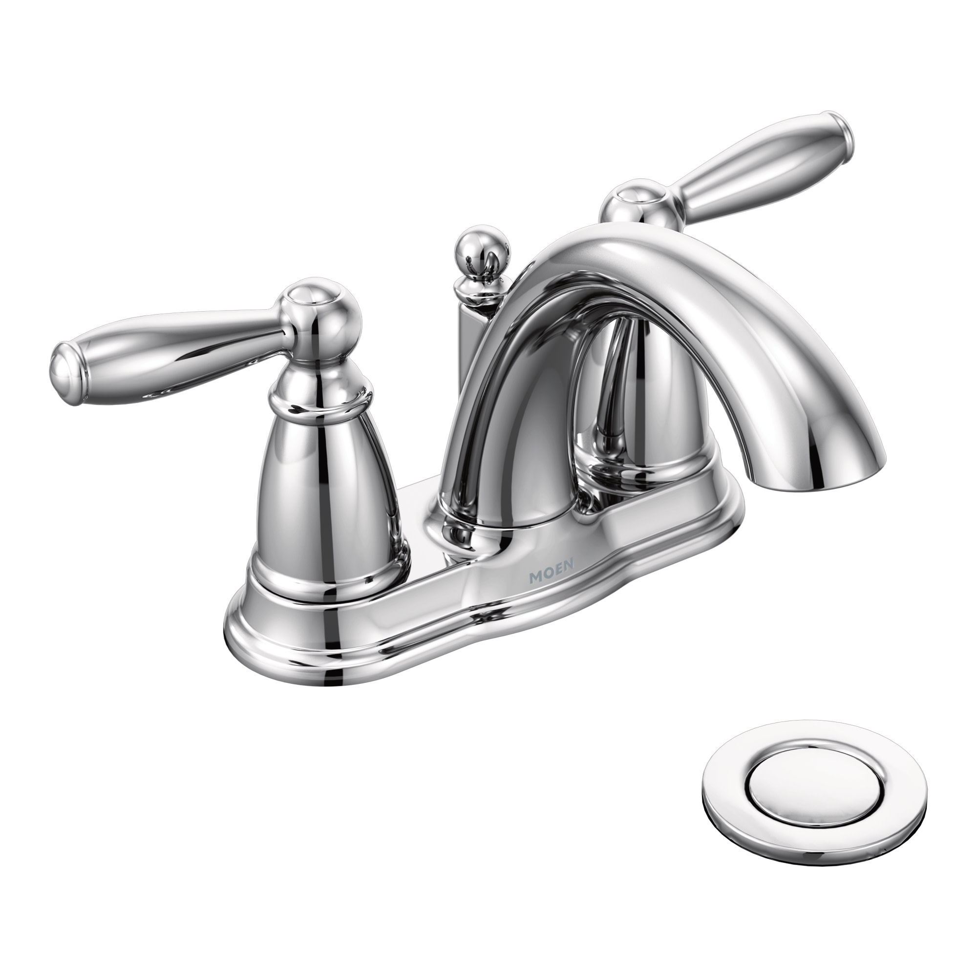 Moen Brantford Chrome Two-Handle Bathroom Faucet