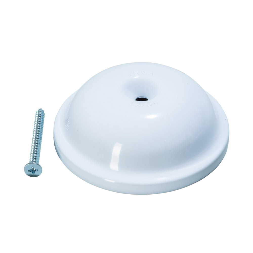 CO COVER BELL PVC 5-1/2  WH