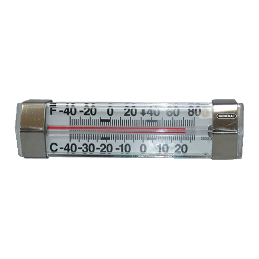 Horizontal Refrigerator/Freezer Analog Thermometer