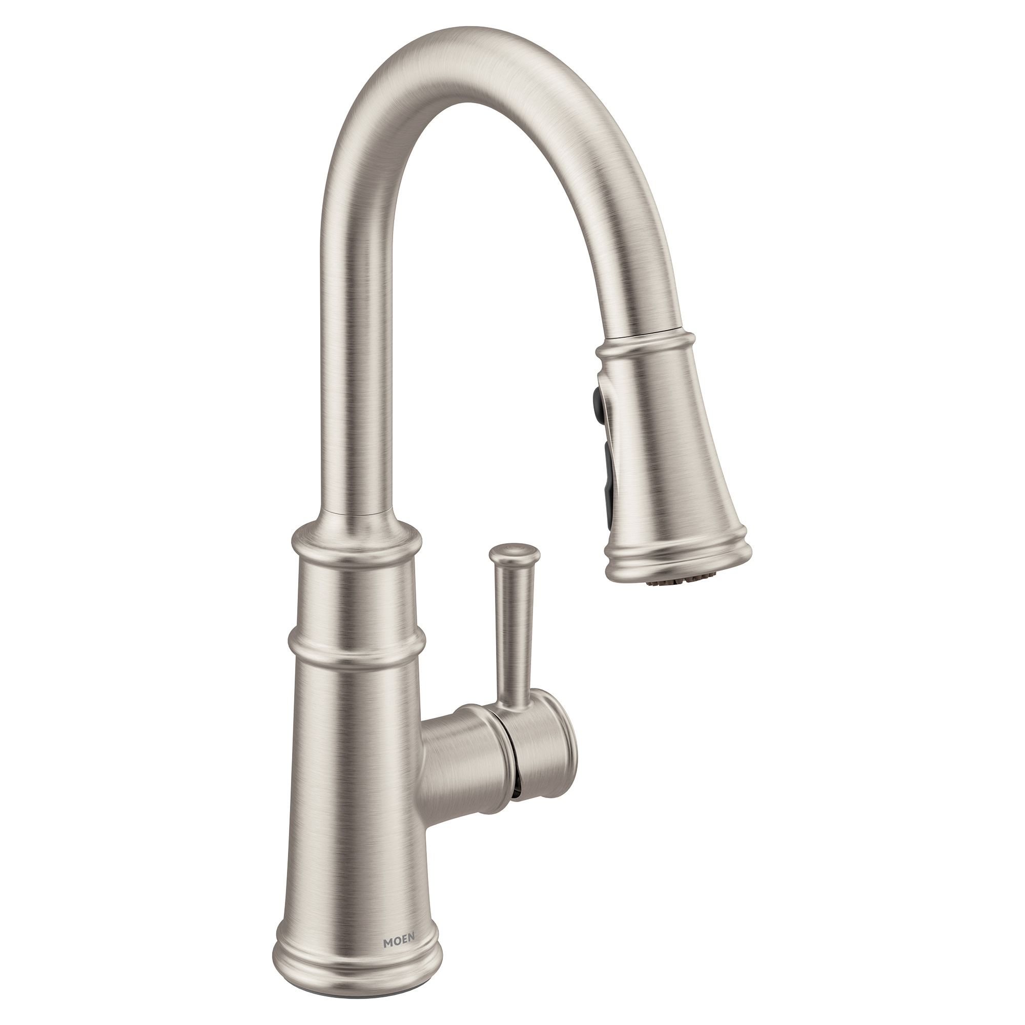 Moen Belfield Spot resist stainless one-handle pulldown kitchen faucet