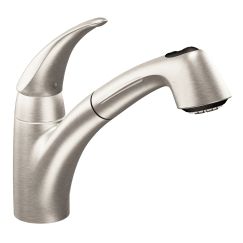 Moen Extensa 7560SRS Spot resist stainless one-handle pullout kitchen faucet