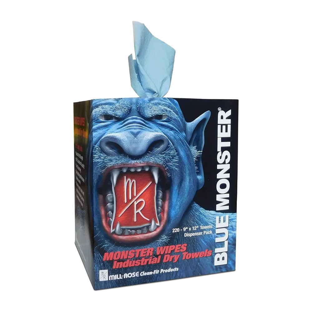 BLUE MONSTER HAND TOWEL