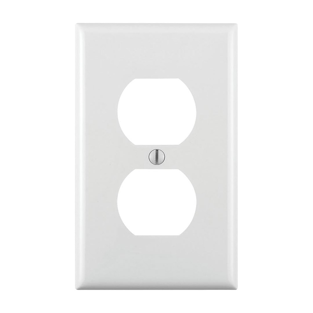 STANDARD OUTLET COVER WH 1GANG