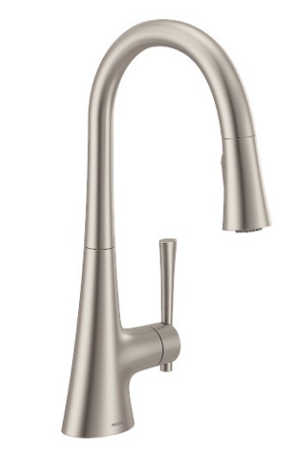  Kurv Spot resist stainless one-handle pulldown kitchen faucet