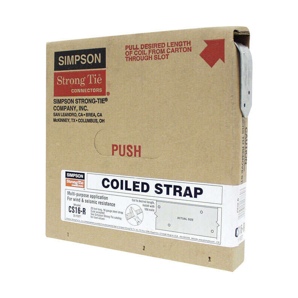 COILED STRAP CS16-R 25FT
