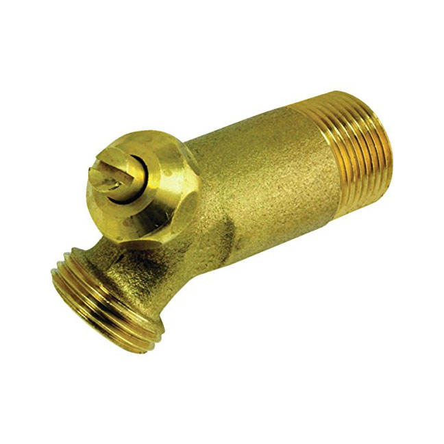 BRASS DRAIN VALVE SHORTER