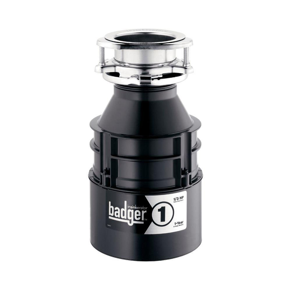 Insinkerator BADGER1 Badger 1 1/3 Horsepower Food Disposal