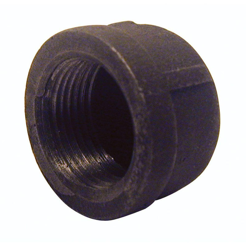 3/8 BLACK CAP