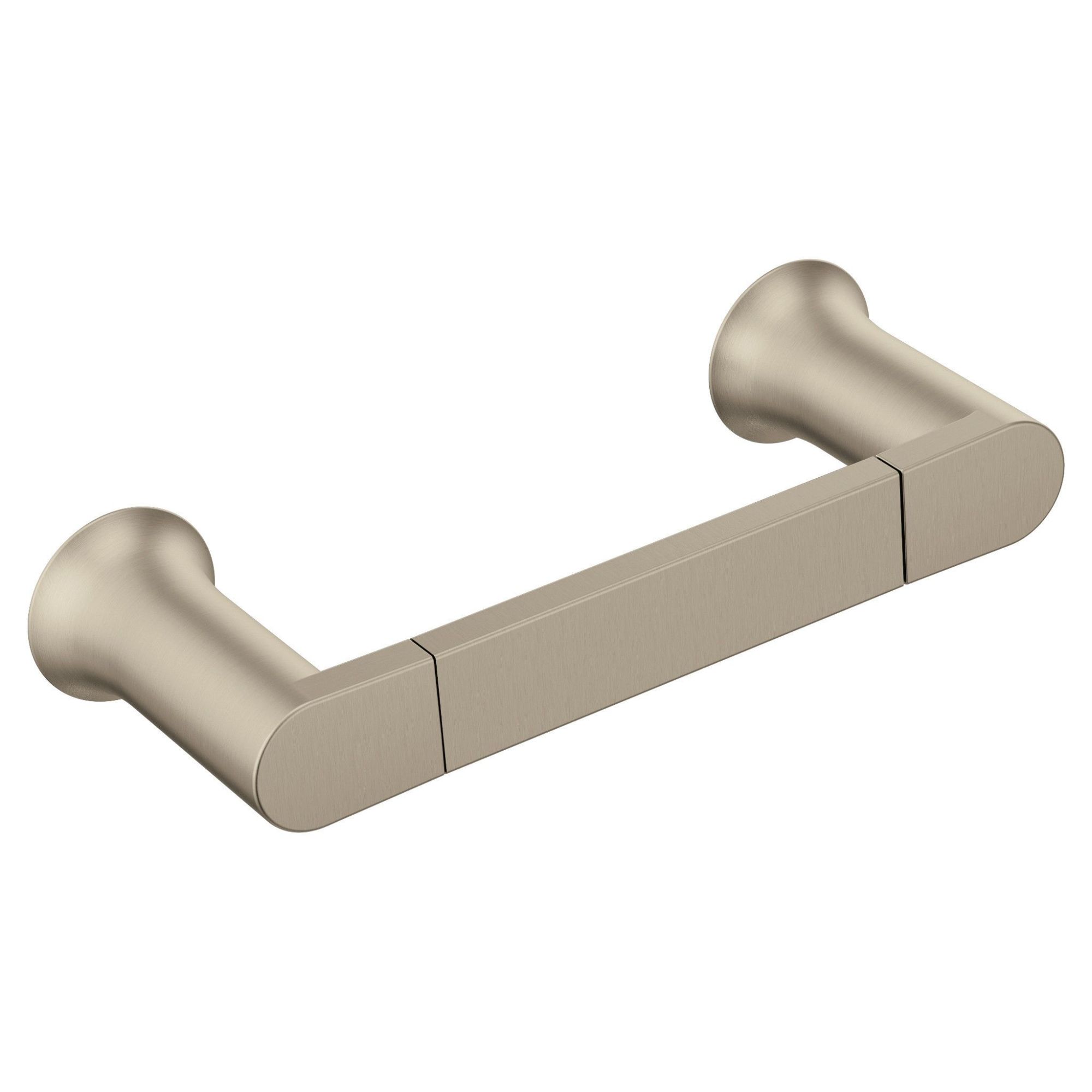 Brushed nickel hand online towel bar