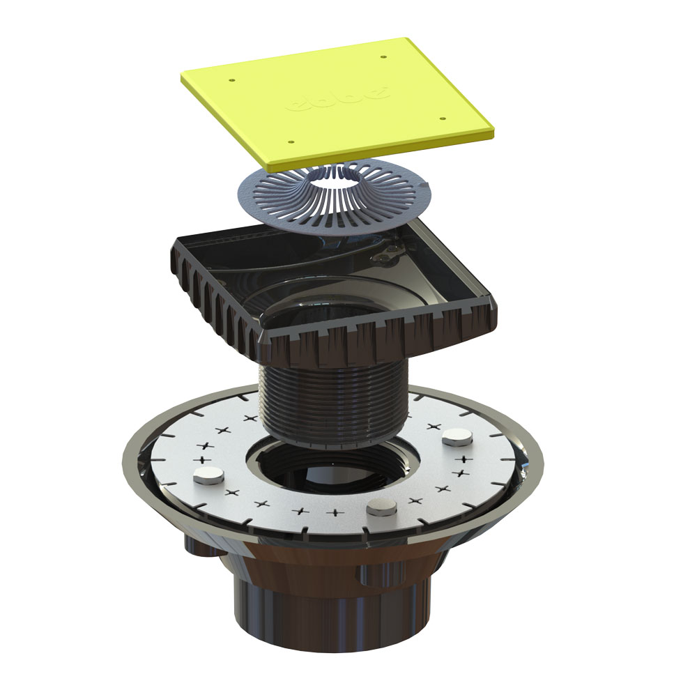 2 ABS 3PC DRAIN