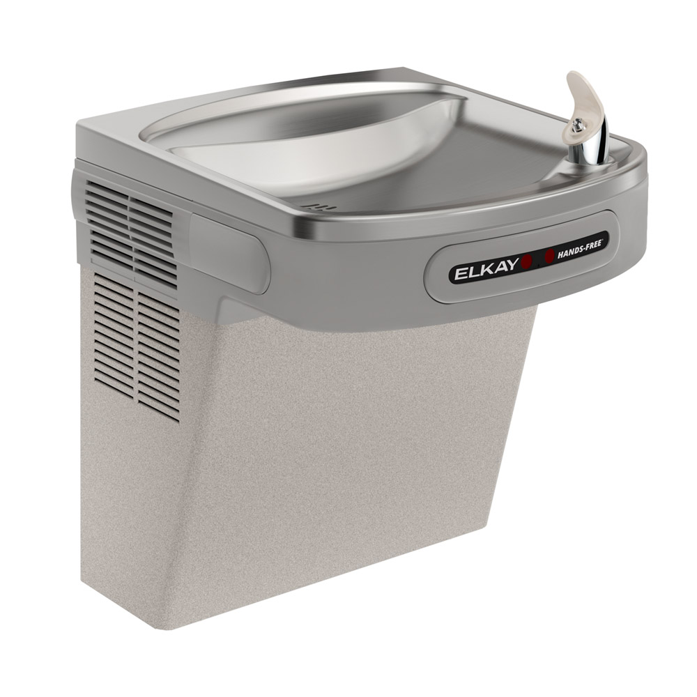 Elkay Cooler Wall Mount ADA Hands-Free Non-Filtered, 8 GPH Light Gray Granite