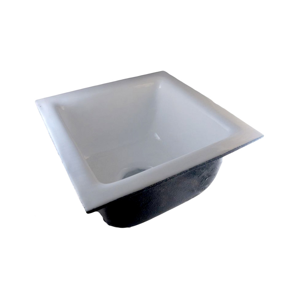 12X12X6 CI 3 NH FLOOR SINK/WH