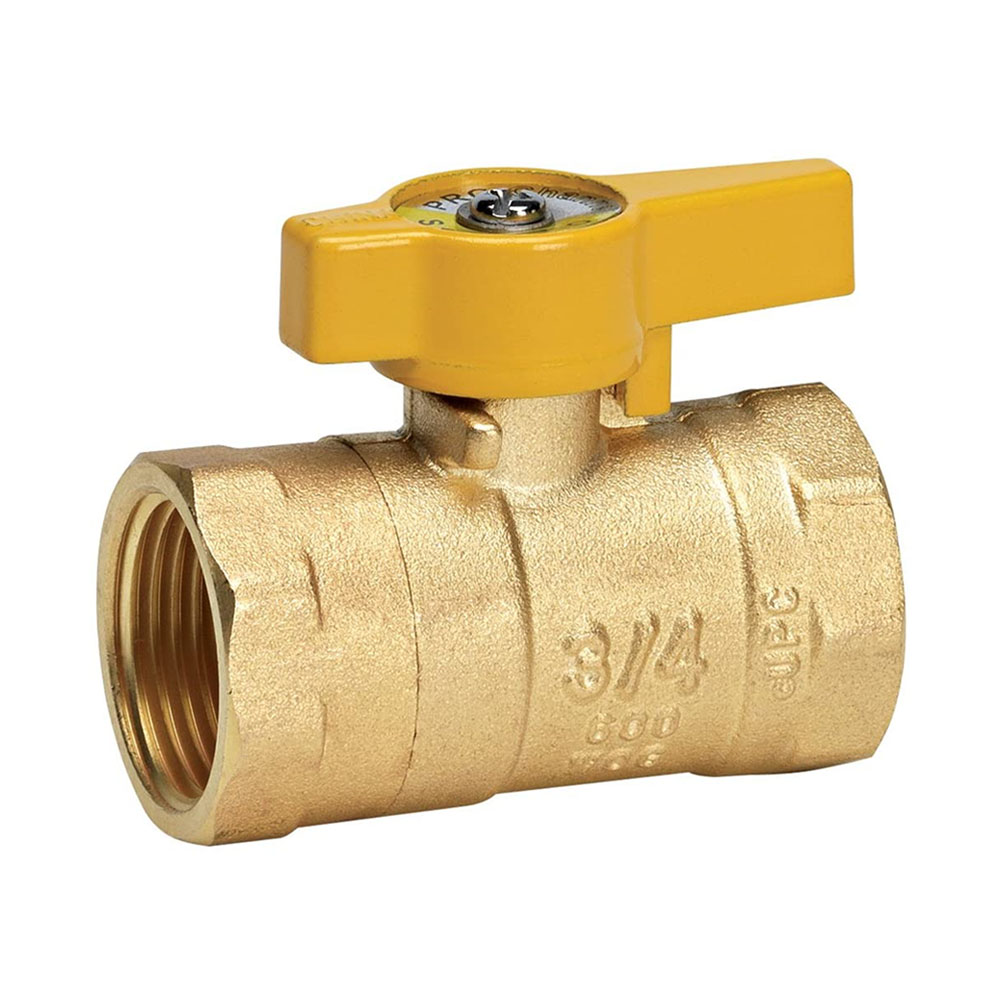 1/2 GAS BALL VALVE AGA 2 PC