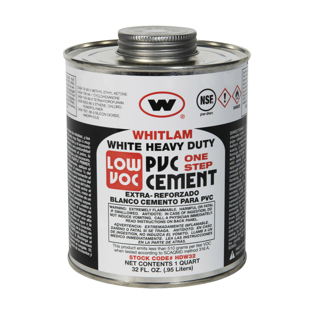 PVC WHITE HD 1-STEP CEMENT