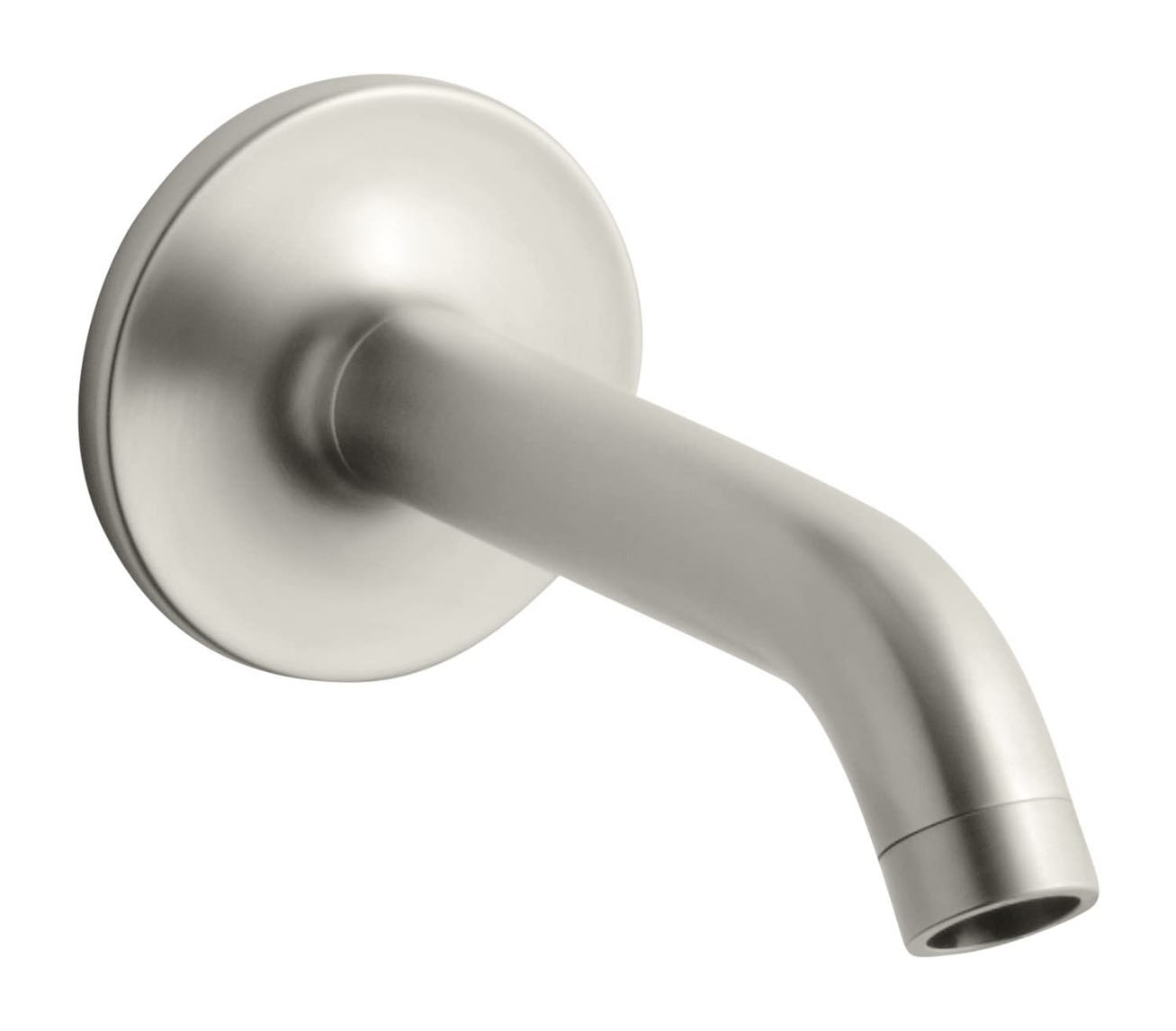 Kohler K-14426-BV Purist Wall-Mount Non-diverter Bath Spout, 35 Degrees Vibrant Brushed Bronze