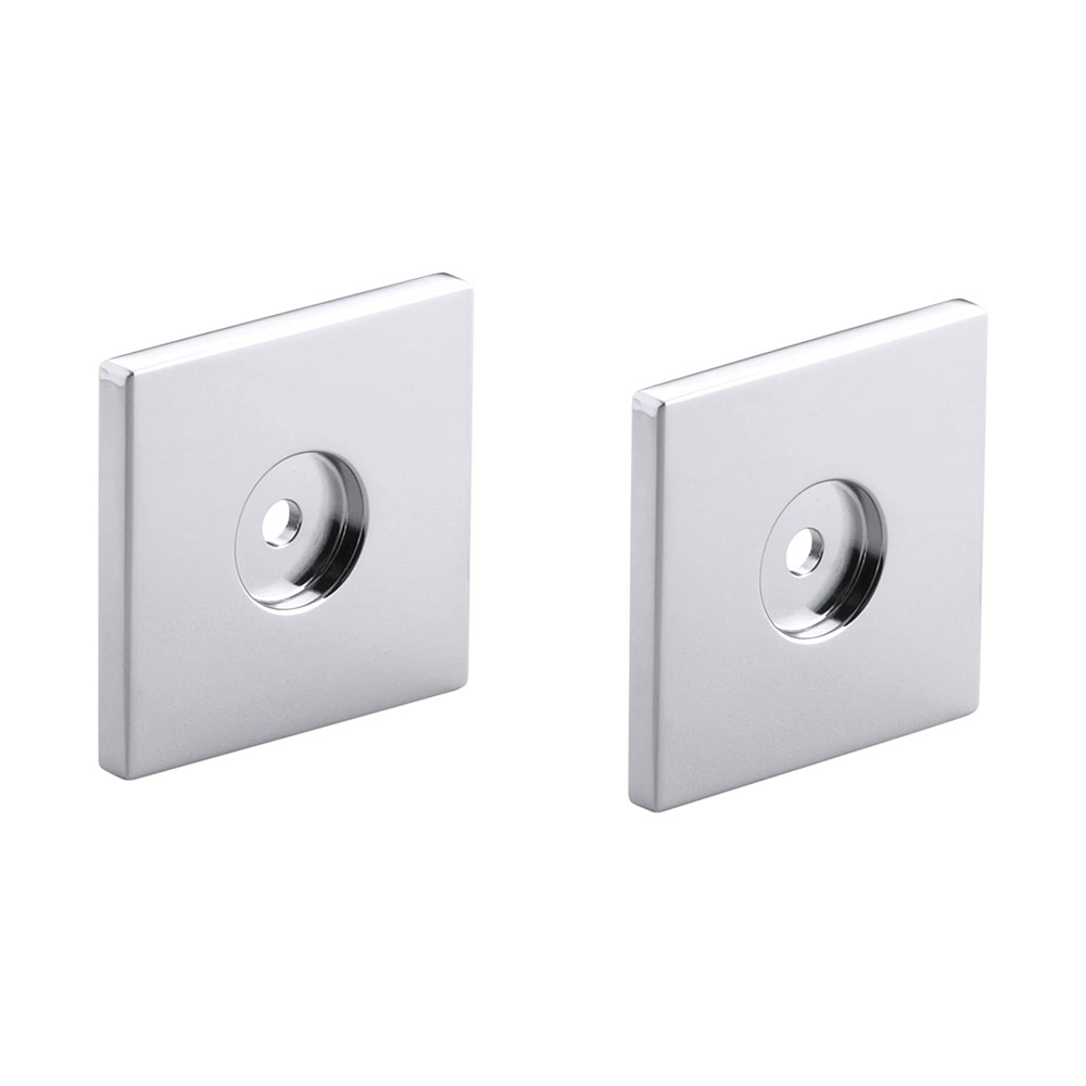 Loure Slidebar Escutcheons Chrome