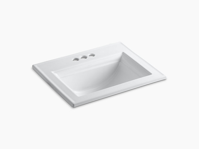 KOHLER  K-2337-4-0 Memoirs Stately Drop-in sink 4